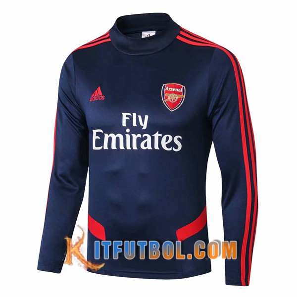 Nueva Entrenamiento Sudadera Arsenal Cuello Alto Azul Oscuro 19/20
