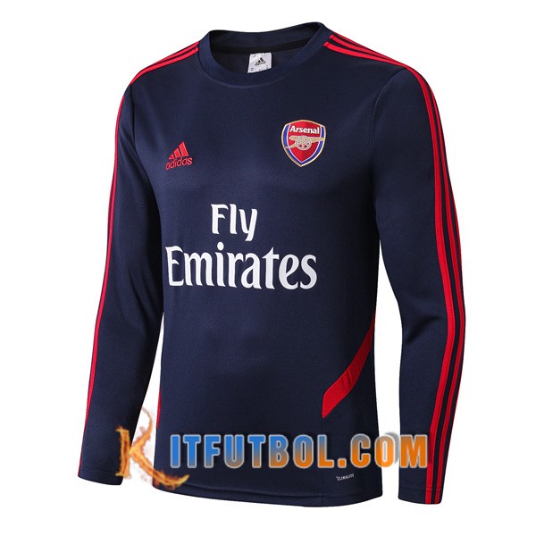 Nueva Entrenamiento Sudadera Arsenal Cuello Redondo Azul Oscuro 19/20