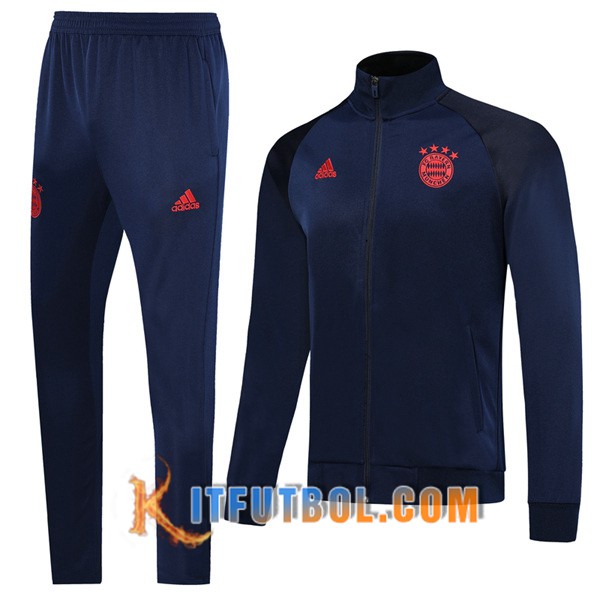 Nueva Chandal Futbol - Chaqueta + Pantalones Bayern Munich Azul Oscuro 19/20