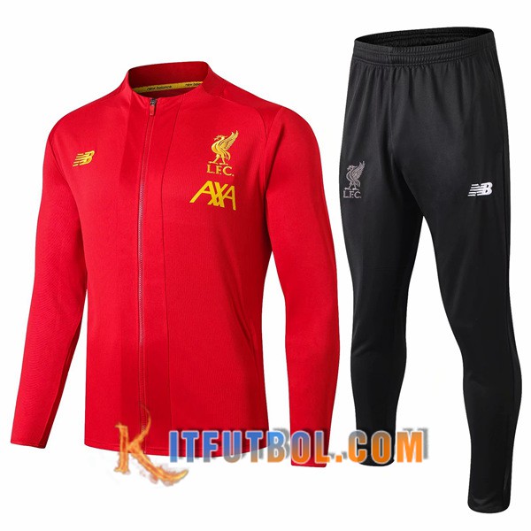 Nueva Chandal Futbol - Chaqueta + Pantalones FC Liverpool Roja 19/20