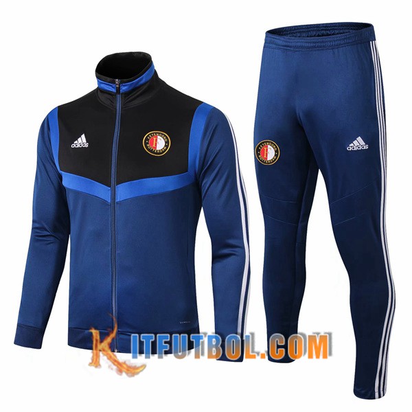 Nueva Chandal Futbol - Chaqueta + Pantalones Feyenoord Azul Negro 19/20