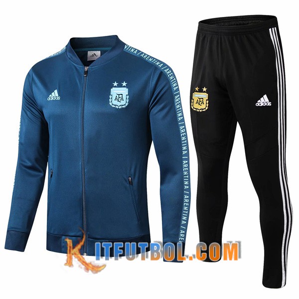 Nueva Chandal Futbol - Chaqueta + Pantalones Argentina Cian 19/20