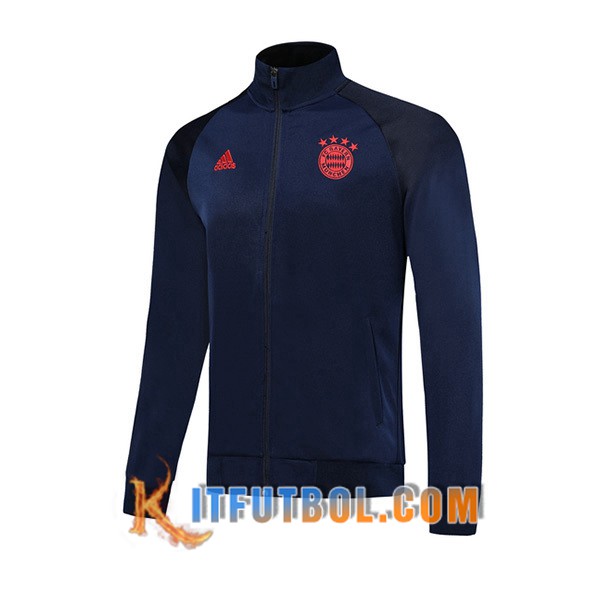 Nueva Chaqueta Futbol Bayern Munich Azul Oscuro 19/20
