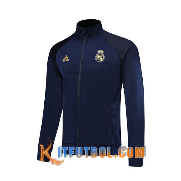 Nueva Chaqueta Futbol Real Madrid Azul Oscuro 19/20