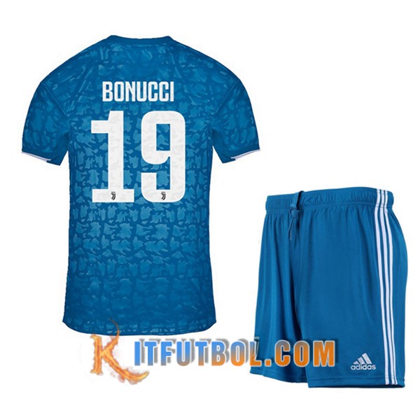Camisetas Futbol Juventus (BONUCCI 19) Ninos Tercera 19/20