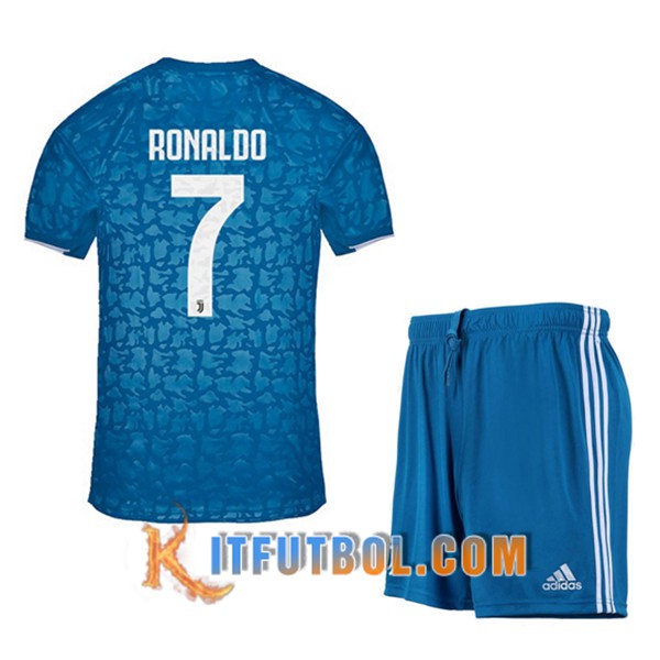 Camisetas Futbol Juventus (RONALDO 7) Ninos Tercera 19/20