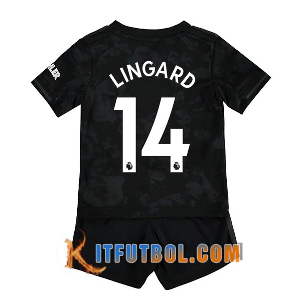 Camisetas Futbol Manchester United (Lingard 14) Ninos Tercera 19/20