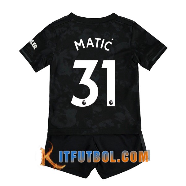 Camisetas Futbol Manchester United (MATIC 31) Ninos Tercera 19/20