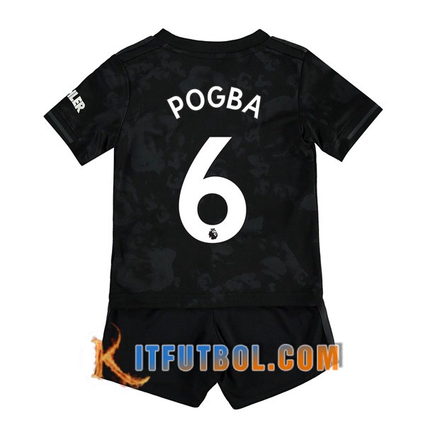 Camisetas Futbol Manchester United (POGBA 6) Ninos Tercera 19/20