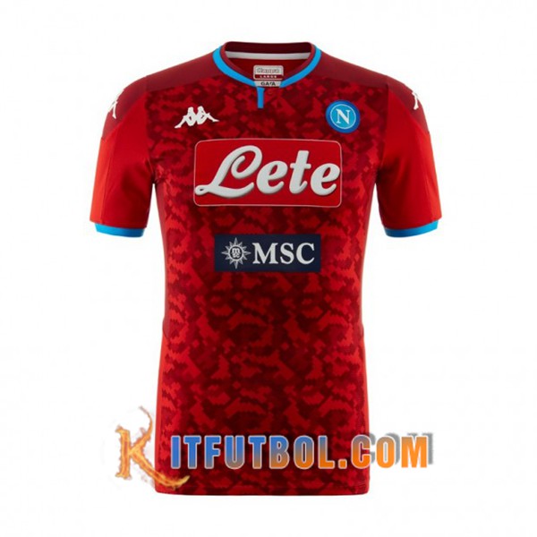 Camisetas Futbol SSC Napoli Portero Roja 19/20