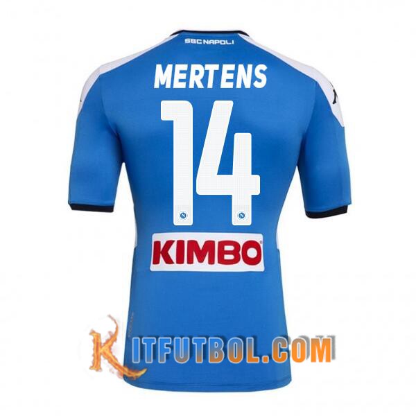 Camisetas Futbol SSC Napoli (MERTENS 14) Primera 19/20