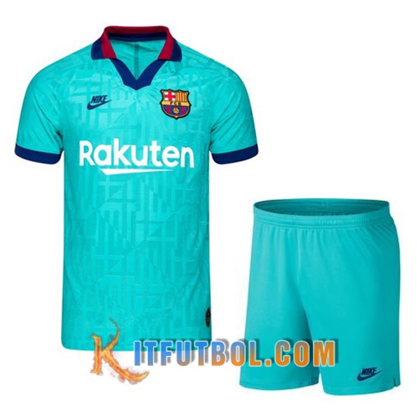 Camisetas Personalizadas Futbol FC Barcelona Ninos Tercera 19/20