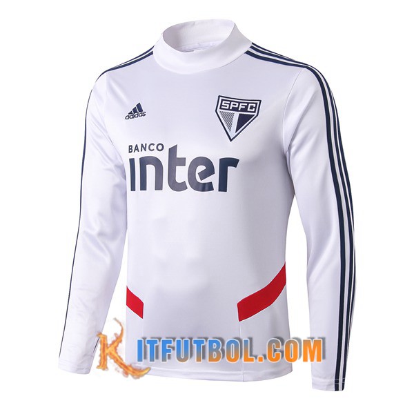Nueva Entrenamiento Sudadera Sao Paulo FC Blanco 19/20