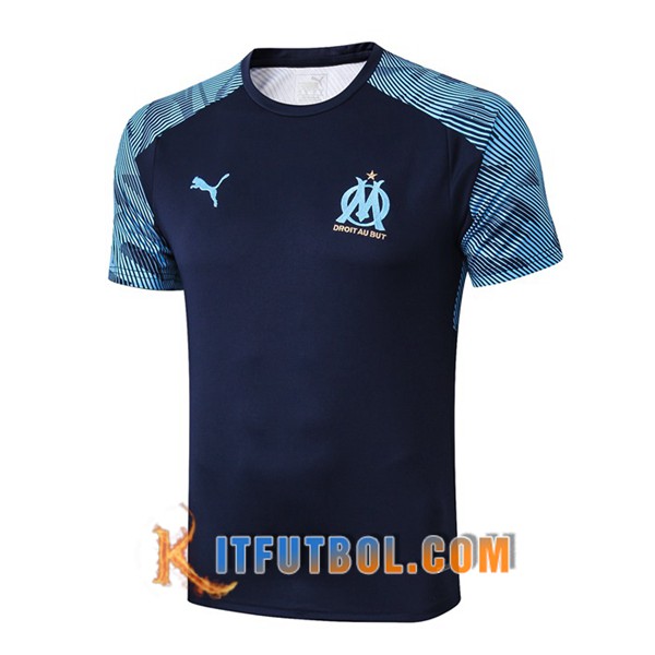 Camiseta Entrenamiento Marsella OM Azul Oscuro 19/20