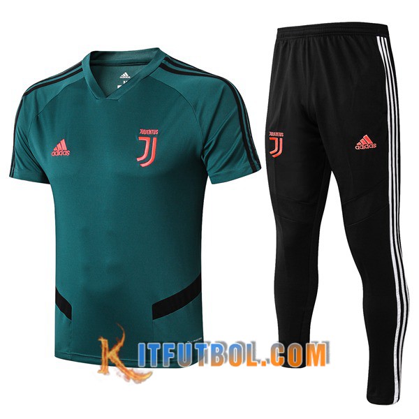 Camiseta Entrenamiento Juventus + Pantalones Verde 19/20