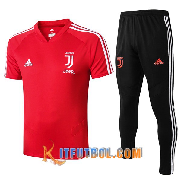 Camiseta Entrenamiento Juventus + Pantalones Roja 19/20