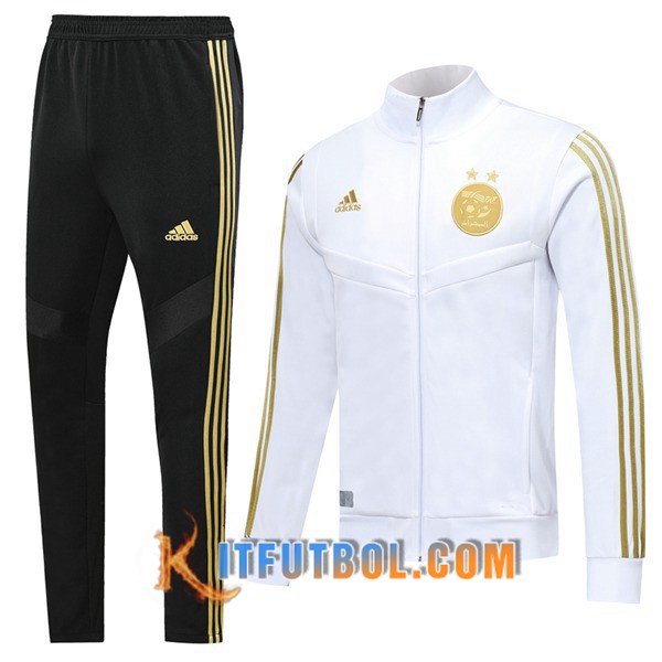 Nueva Chandal Futbol - Chaqueta + Pantalones Argelia Blanco 19/20