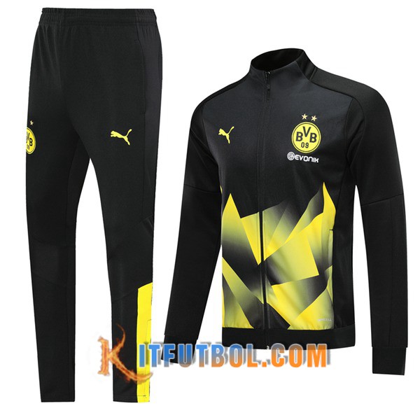 Nueva Chandal Futbol - Chaqueta + Pantalones Dortmund BVB Amarillo/Negro 19/20