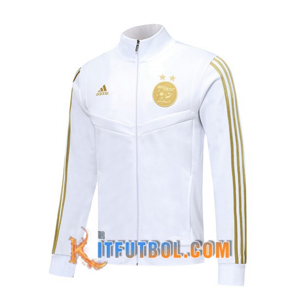 Nueva Chaqueta Futbol Argelia Blanco 19/20