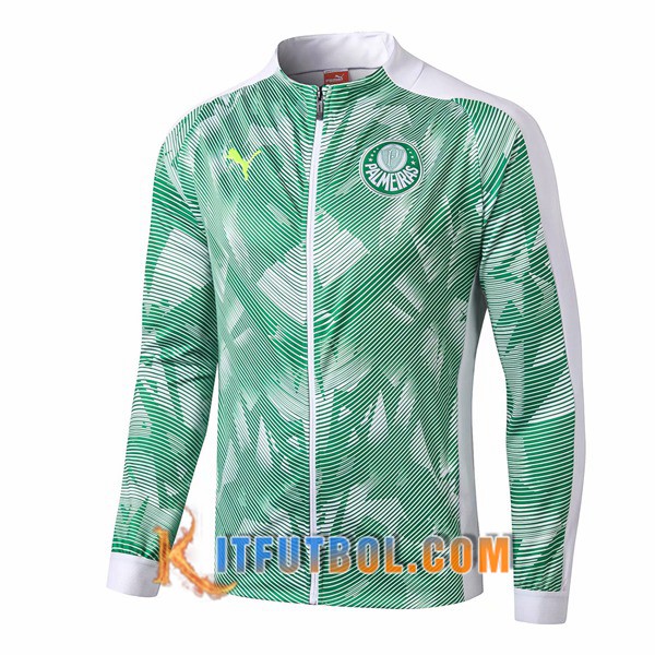 Nueva Chaqueta Futbol Palmeiras Verde Blanco 19/20