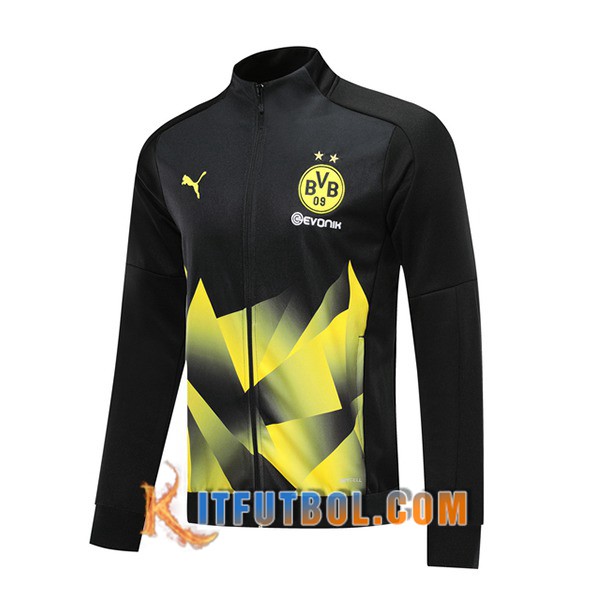 Nueva Chaqueta Futbol Dortmund BVB Amarillo Negro 19/20