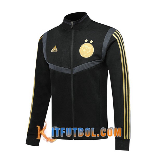 Nueva Chaqueta Futbol Argelia Negro 19/20