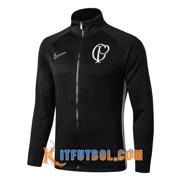 Nueva Chaqueta Futbol Corinthians Negro 19/20