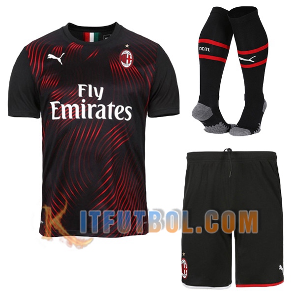 Camiseta Futbol AC Milan Tercera + calcetines 2019/2020