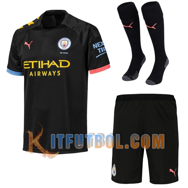 Camiseta Futbol Manchester City Segunda + calcetines 2019/2020