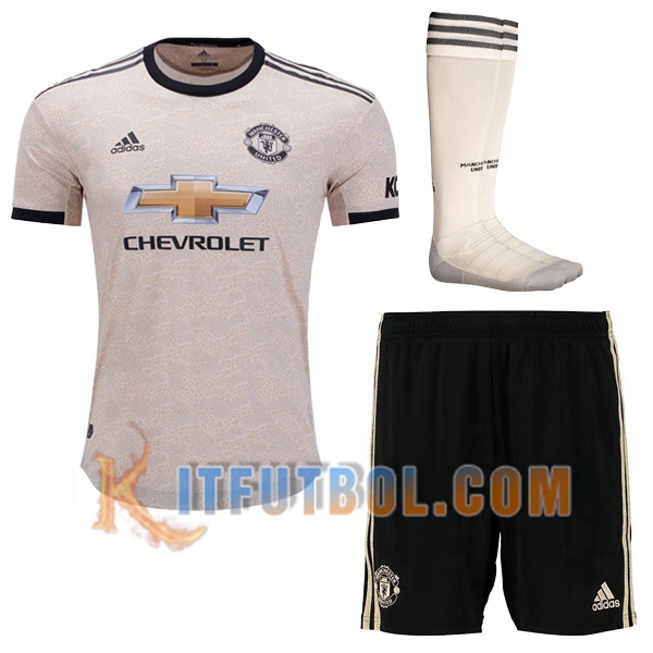 Camiseta Futbol Manchester United Segunda + calcetines 2019/2020