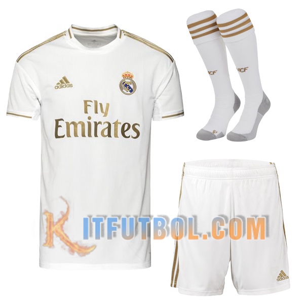 Camiseta Futbol Real Madrid Primera + calcetines 2019/2020