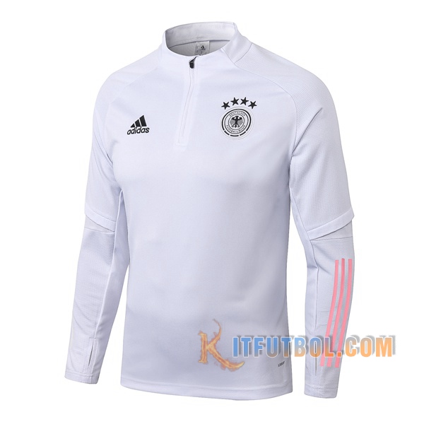 Sudadera de Entrenamiento Alemania Blanco Gris 2019/2020