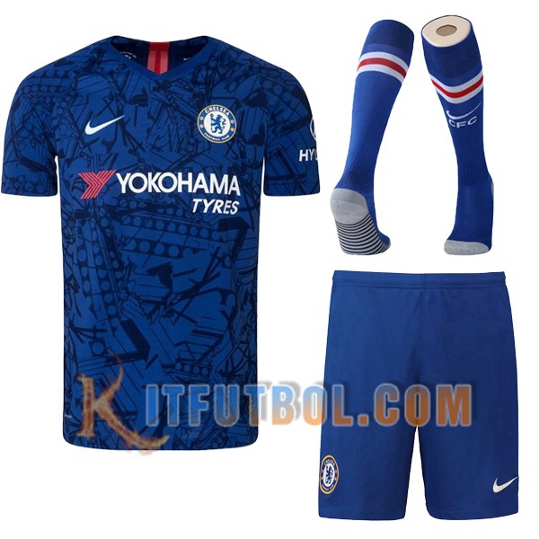 Camiseta Futbol FC Chelsea Primera + calcetines 2019/2020