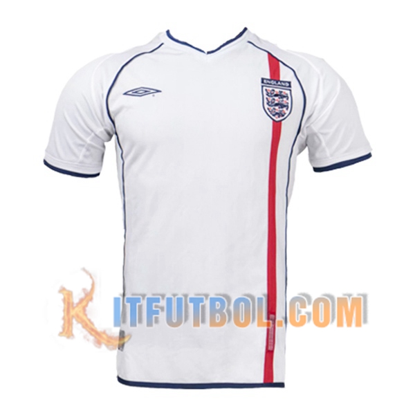 Camiseta Futbol Inglaterra Primera 2002