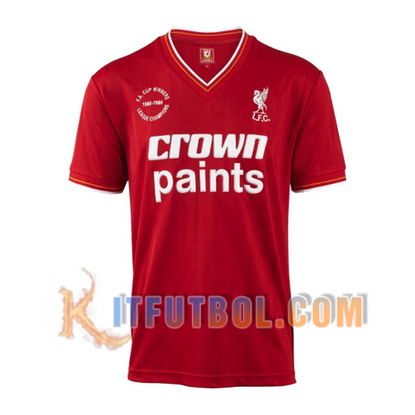 Camiseta Futbol FC Liverpool Primera 1985/1986