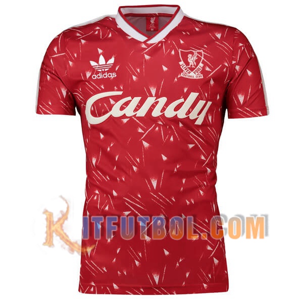 Camiseta Futbol FC Liverpool Primera 1989/1991