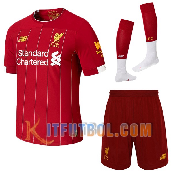 Camiseta Futbol FC Liverpool Primera + calcetines 2019/2020