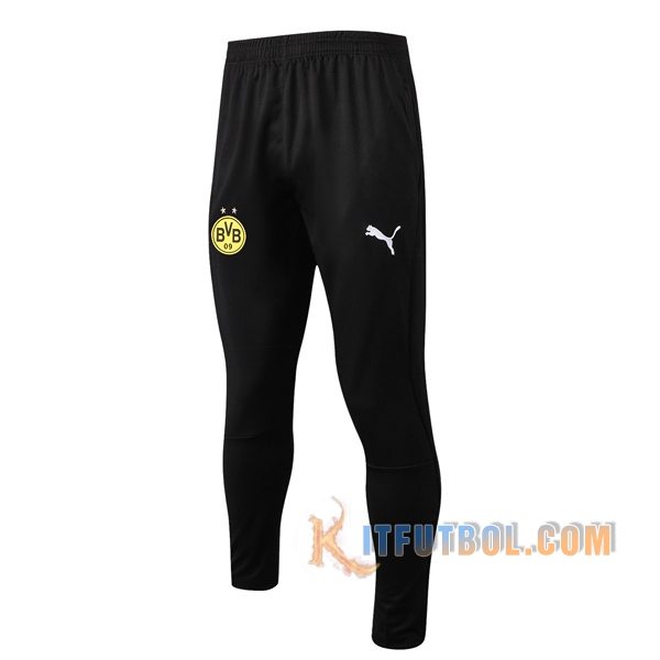 Pantalones Entrenamiento Dortmund BVB Negro Blanco 2019/2020