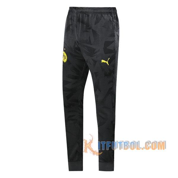 Pantalones Entrenamiento Dortmund BVB Negro Ondulation 2019/2020