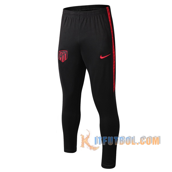 Pantalones Entrenamiento Atletico Madrid Negro Roja 2019/2020