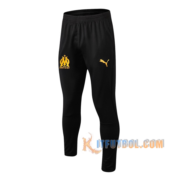 Pantalones Entrenamiento Marsella OM Negro 2019/2020