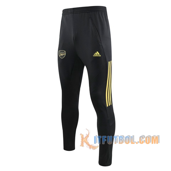 Pantalones Entrenamiento Arsenal Negro Amarillo 2019/2020