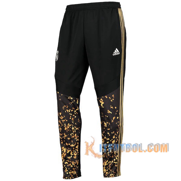 Pantalones Entrenamiento Real Madrid Adidas × EA Sports™ FIFA 20 Negro Amarillo