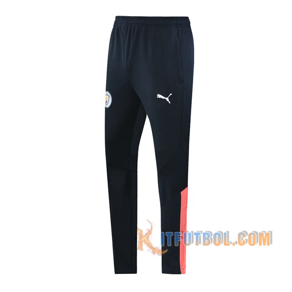 Pantalones Entrenamiento Manchester City Negro Rosa 2019/2020