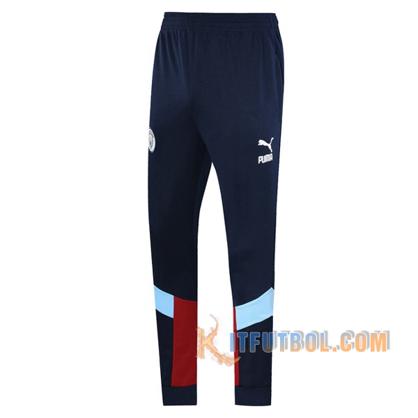 Pantalones Entrenamiento Manchester City Azul zafiro Roja 2019/2020