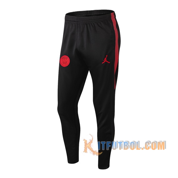 Pantalones Entrenamiento PSG Jordan Negro Roja 2019/2020