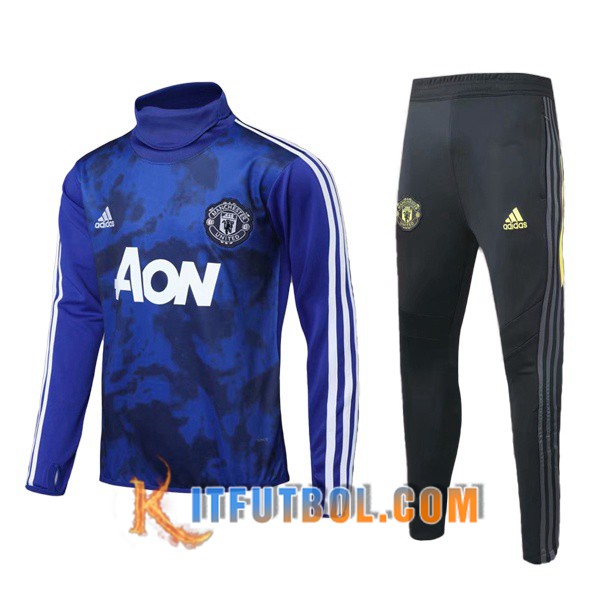 Chandal Futbol Manchester United Azul Cuello alto 2019/2020