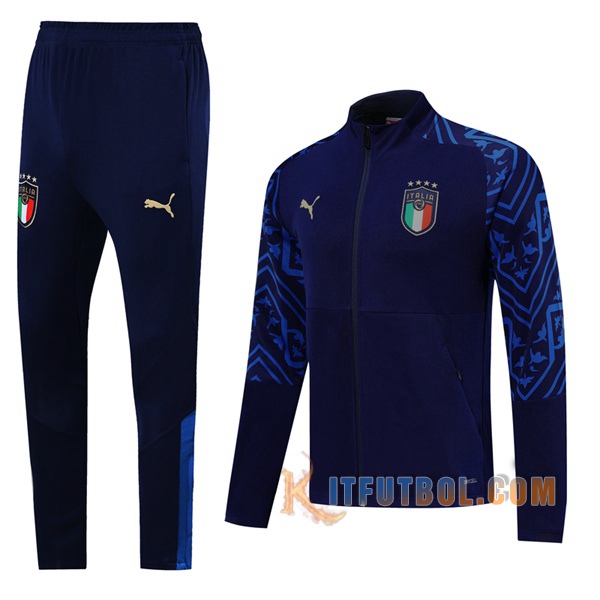 Chandal Futbol - Chaqueta Italia Azul zafiro -2 2019/2020
