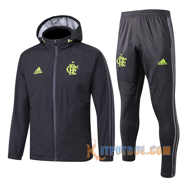 Chandal Futbol Rompevientos Flamengo Negro 2019/2020