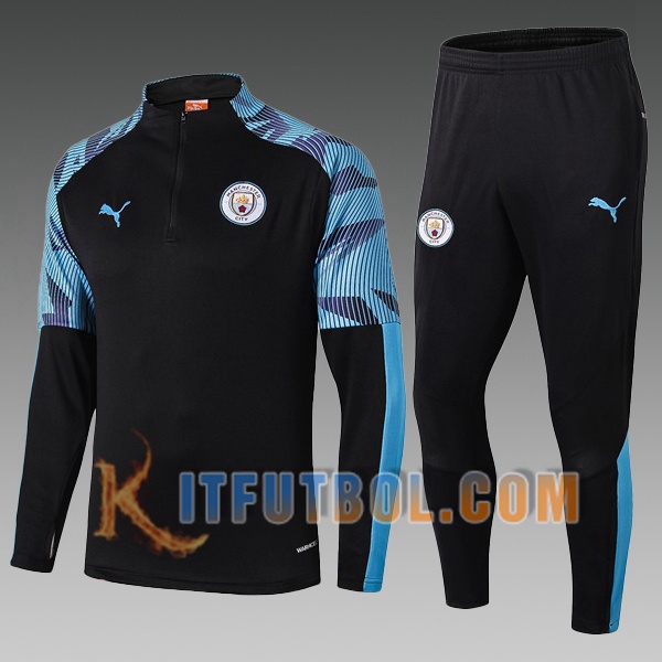 Chandal Futbol Manchester City Niños Negro azul 2019/2020